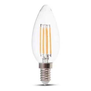 LED Ljusreglerad glödlampa FILAMENT E14/4W/230V 3000K