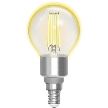 LED Ljusreglerad glödlampa FILAMENT G45 E14/4,5W/230V 2700-6500K Wi-Fi - Aigostar