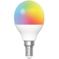 LED Ljusreglerad glödlampa FILAMENT G45 E14/6,5W/230V 2700-6500K Wi-Fi - Aigostar