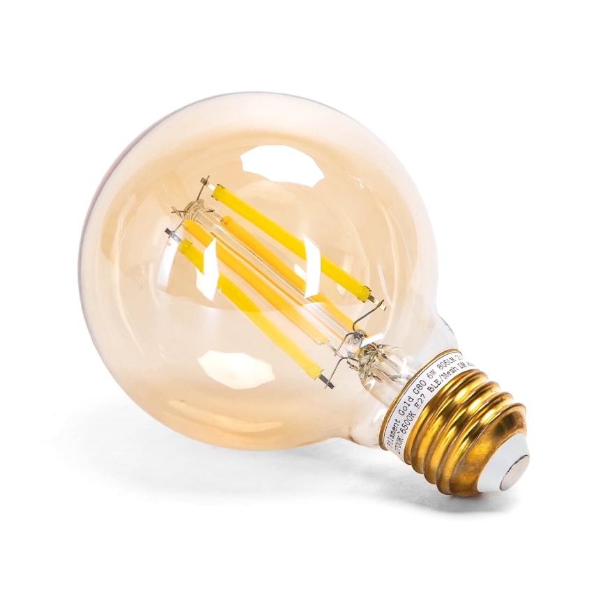 LED Ljusreglerad glödlampa FILAMENT MESH Smart G80 E27/6W/230V 2700-6500K - Aigostar