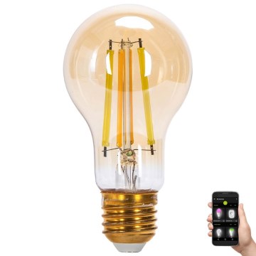 LED Ljusreglerad glödlampa FILAMENT MESH Smart A60 E27/6W/230V 2700-6500K - Aigostar