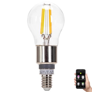 LED Ljusreglerad glödlampa FILAMENT MESH Smart G45 E14/4,5W/230V 2700-6500K - Aigostar
