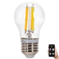 LED Ljusreglerad glödlampa FILAMENT MESH Smart G45 E27/4,5W/230V 2700-6500K - Aigostar