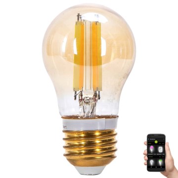 LED Ljusreglerad glödlampa FILAMENT MESH Smart G45 E27/4,5W/230V 2700-6500K - Aigostar