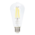 LED Ljusreglerad glödlampa FILAMENT ST64 E27/6W/230V 6500K - Aigostar