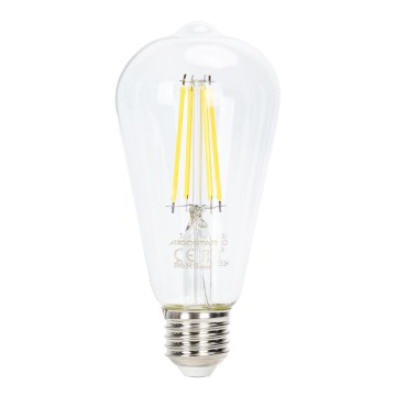 LED Ljusreglerad glödlampa FILAMENT ST64 E27/6W/230V 6500K - Aigostar