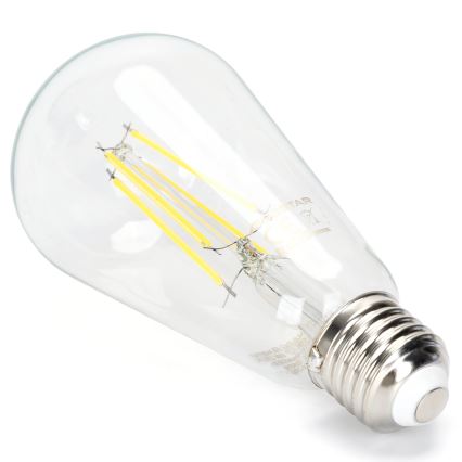 LED Ljusreglerad glödlampa FILAMENT ST64 E27/6W/230V 6500K - Aigostar