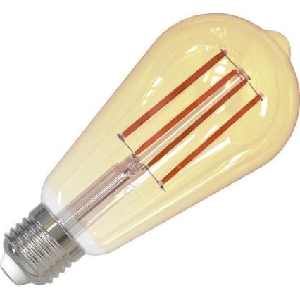 LED Ljusreglerad glödlampa FILAMENT VINTAGE ST64 E27/12W/230V 2000K