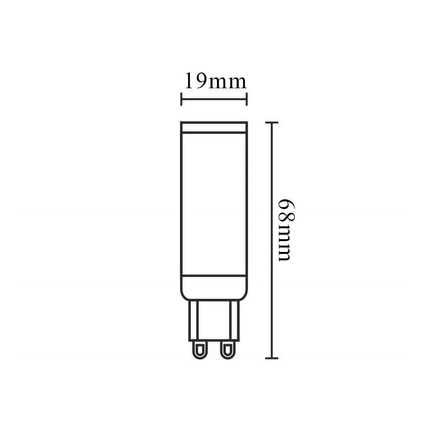 LED Ljusreglerad glödlampa G9/6W/230V 6000K