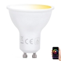 LED Ljusreglerad glödlampa GU10/5W/230V 3000-6500K Wi-Fi - Aigostar