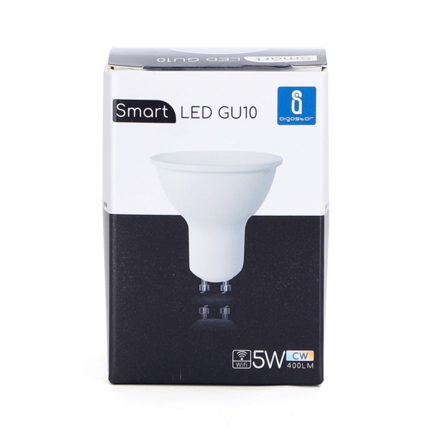 LED Ljusreglerad glödlampa GU10/5W/230V 3000-6500K Wi-Fi - Aigostar