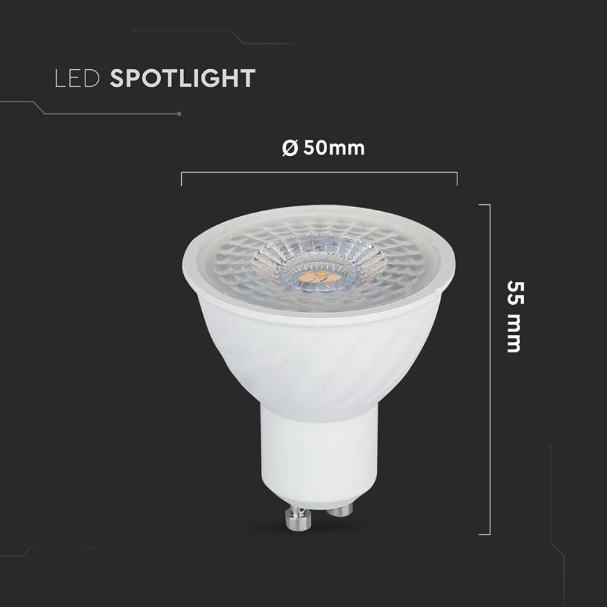 LED Ljusreglerad glödlampa GU10/6W/230V 3000K 110°