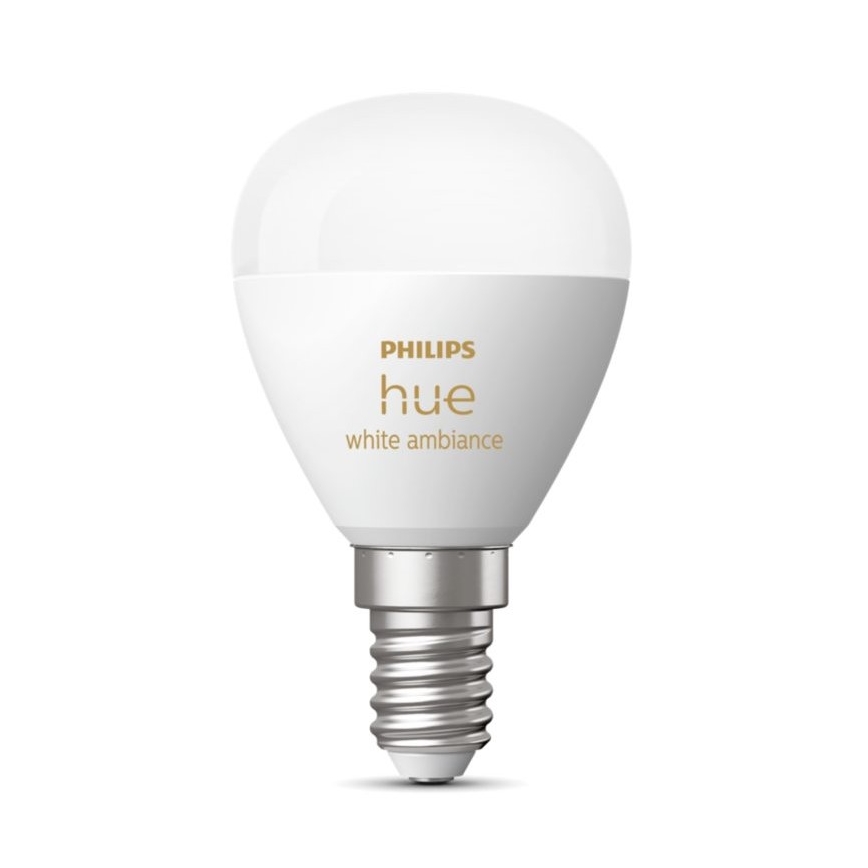 LED Ljusreglerad glödlampa Philips Hue WHITE AMBIANCE P45 E14/5,1W/230V 2200-6500K