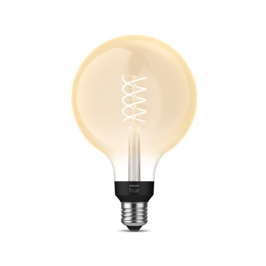 LED Ljusreglerad glödlampa Philips Hue WHITE FILAMENT G125 E27/7W/230V 2100K