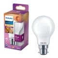 LED Ljusreglerad glödlampa Philips Warm Glow A60 B22/7,2W/230V 2200-2700K CRI 90
