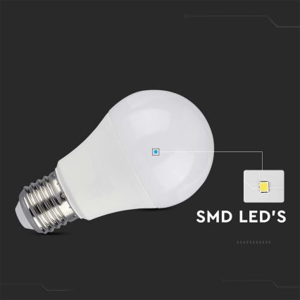 LED Ljusreglerad glödlampa SAMSUNG CHIP A60 E27/11W/230V 3000K