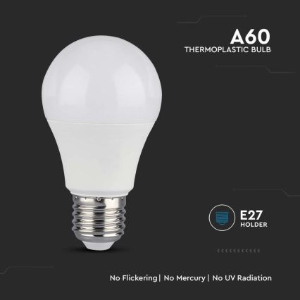 LED Ljusreglerad glödlampa SAMSUNG CHIP A60 E27/11W/230V 3000K