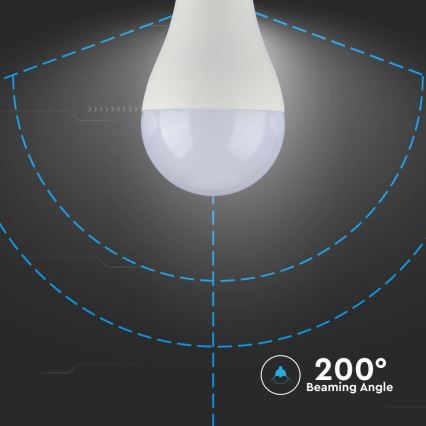 LED Ljusreglerad glödlampa SAMSUNG CHIP A65 E27/17W/230V 6400K