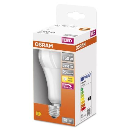 LED Ljusreglerad glödlampa SUPERSTAR E27/20W/230V 2700K - Osram