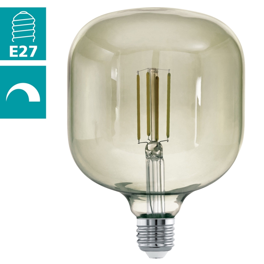 LED Ljusreglerad glödlampa VINTAGE E27/4W/230V 3000K  - Eglo 12597
