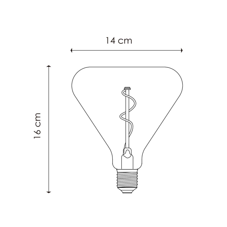 LED Ljusreglerad glödlampa VINTAGE EDISON E27/3W/230V 2700K