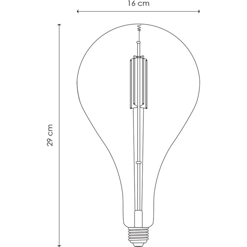 LED Ljusreglerad glödlampa VINTAGE EDISON E27/4W/230V 2700K CRI 90