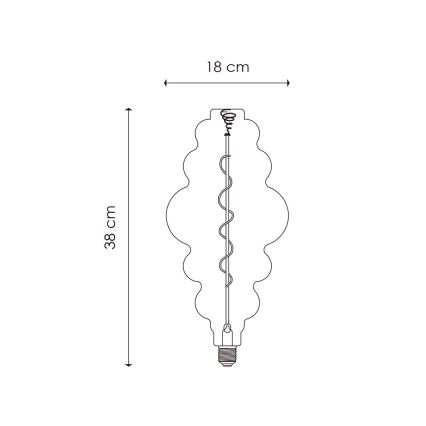 LED Ljusreglerad glödlampa VINTAGE EDISON E27/4W/230V 3000K CRI 90