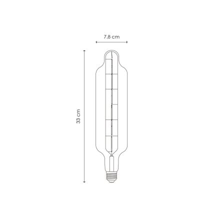 LED Ljusreglerad glödlampa VINTAGE EDISON E27/5W/230V 1800K