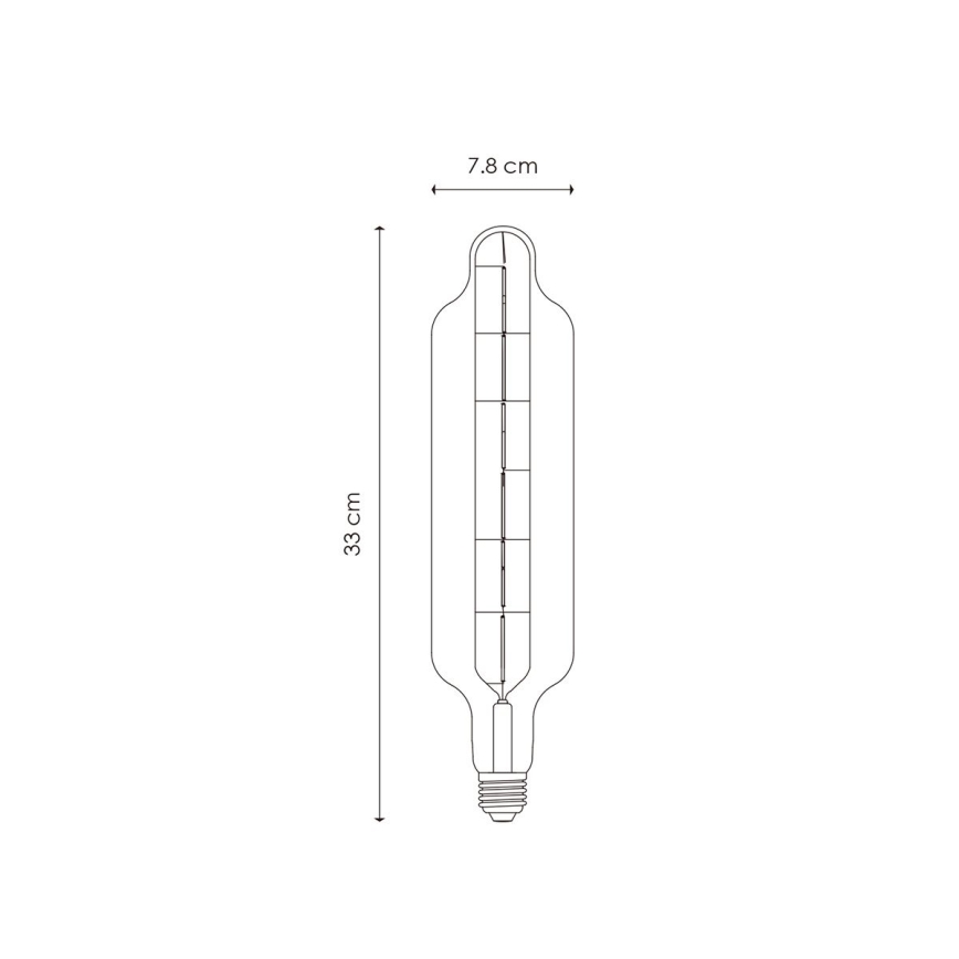LED Ljusreglerad glödlampa VINTAGE EDISON E27/5W/230V 1800K