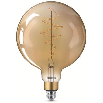 LED Ljusreglerad glödlampa VINTAGE Philips G200 E27/7W/230V 2000K