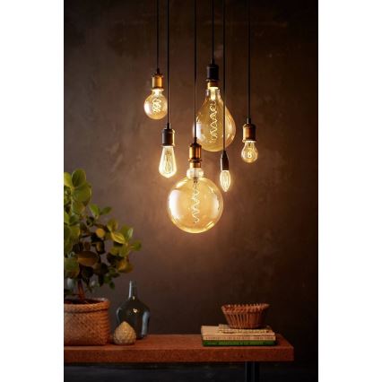LED Ljusreglerad glödlampa VINTAGE Philips G200 E27/7W/230V 2000K