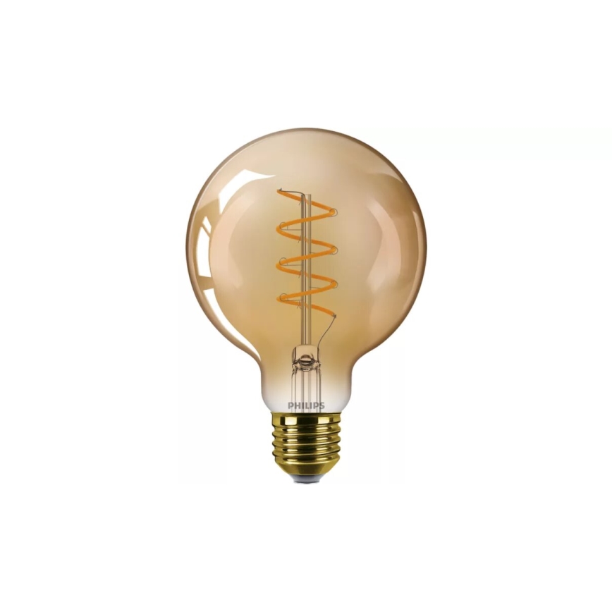 LED Ljusreglerad glödlampa VINTAGE Philips G95 E27/5,5W/230V 2200K