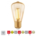 LED Ljusreglerad glödlampa VINTAGE ST48 E27/3W/230V 2200K - STEPDIMMING - Eglo 12521