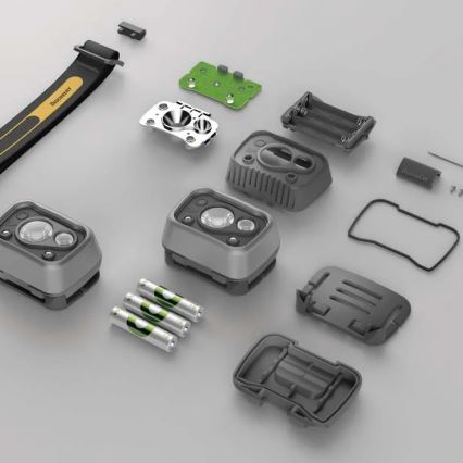 LED Ljusreglerad headlamp med sensor GP DISCOVERY CHW54 LED/3xAAA IPX5