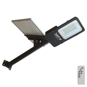 LED Ljusreglerad hybrid solcell gata lampa LED/50W/230V 6500K IP65 50000 mAh + fjärrkontroll