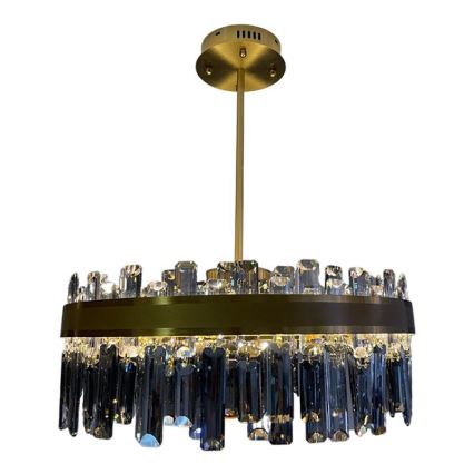 LED Ljusreglerad kristall ljuskrona on a pole LED/80W/230V 3000-6500K + fjärrkontroll