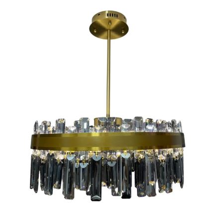 LED Ljusreglerad kristall ljuskrona on a pole LED/80W/230V 3000-6500K + fjärrkontroll
