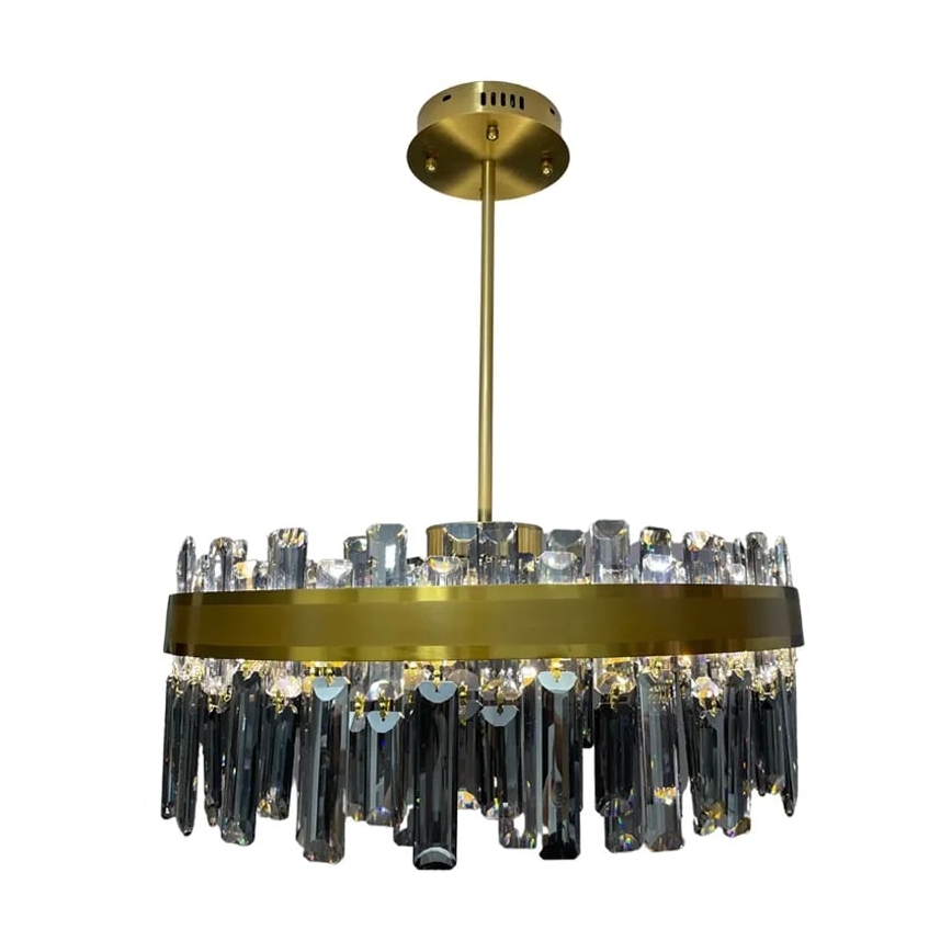 LED Ljusreglerad kristall ljuskrona on a pole LED/80W/230V 3000-6500K + fjärrkontroll