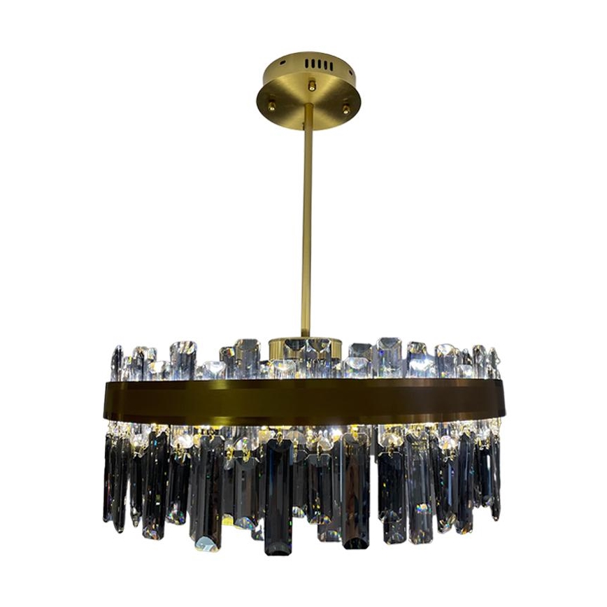 LED Ljusreglerad kristall ljuskrona on a pole LED/80W/230V 3000-6500K + fjärrkontroll