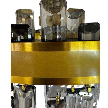 LED Ljusreglerad kristall ljuskrona on a pole LED/80W/230V 3000-6500K + fjärrkontroll