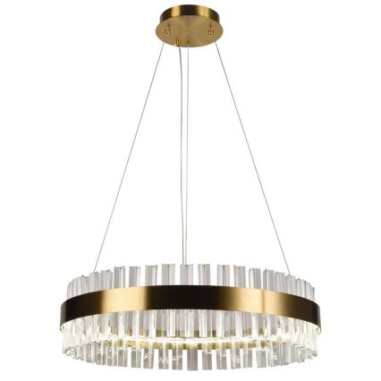 LED Ljusreglerad kristall ljuskrona på snöre LED/40W/230V 3000-6500K + fjärrkontroll