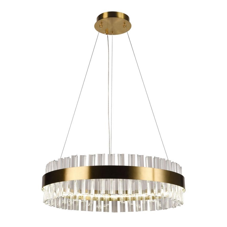 LED Ljusreglerad kristall ljuskrona på snöre LED/40W/230V 3000-6500K + fjärrkontroll