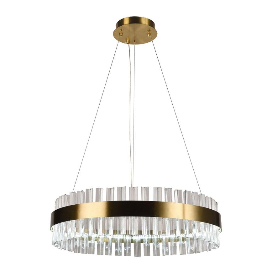LED Ljusreglerad kristall ljuskrona på snöre LED/40W/230V 3000-6500K + fjärrkontroll