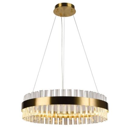 LED Ljusreglerad kristall ljuskrona på snöre LED/40W/230V 3000-6500K + fjärrkontroll