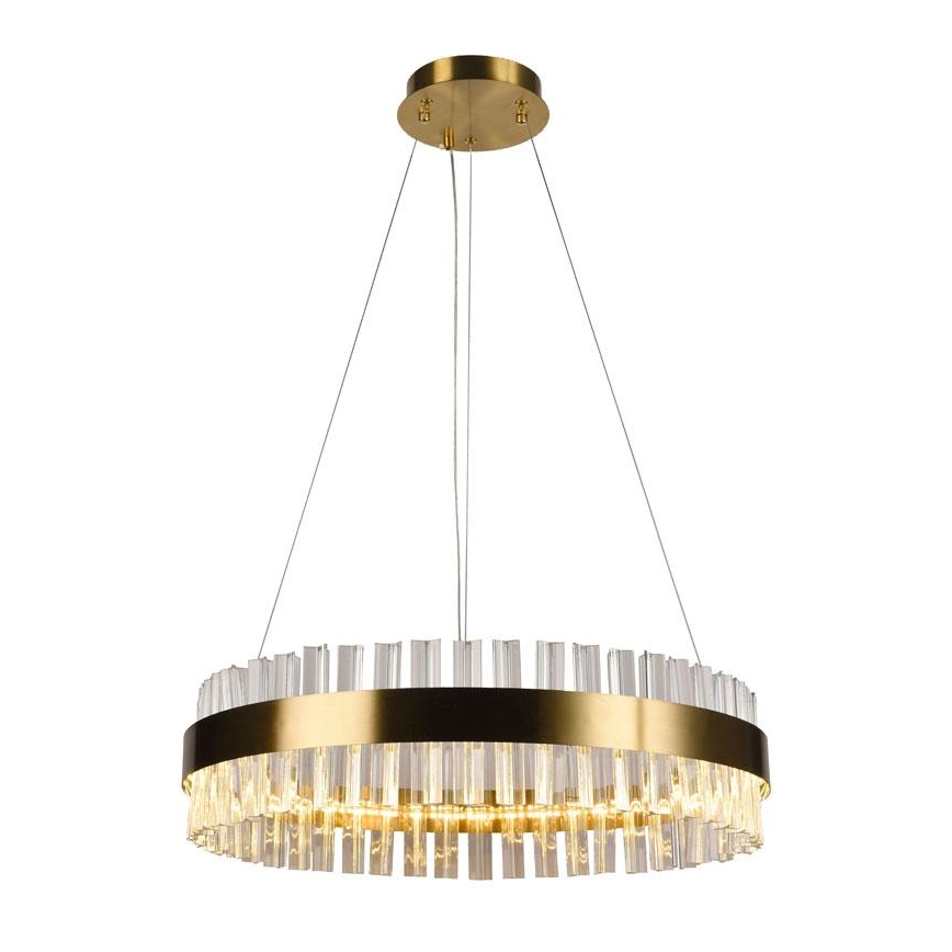 LED Ljusreglerad kristall ljuskrona på snöre LED/40W/230V 3000-6500K + fjärrkontroll