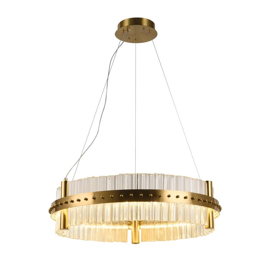 LED Ljusreglerad kristall ljuskrona på snöre LED/40W/230V 3000-6500K + fjärrkontroll
