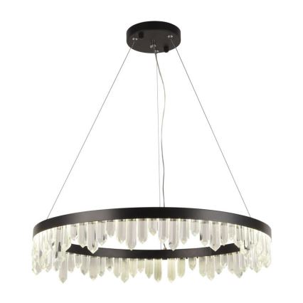 LED Ljusreglerad kristall ljuskrona på snöre LED/40W/230V 3000-6500K + fjärrkontroll