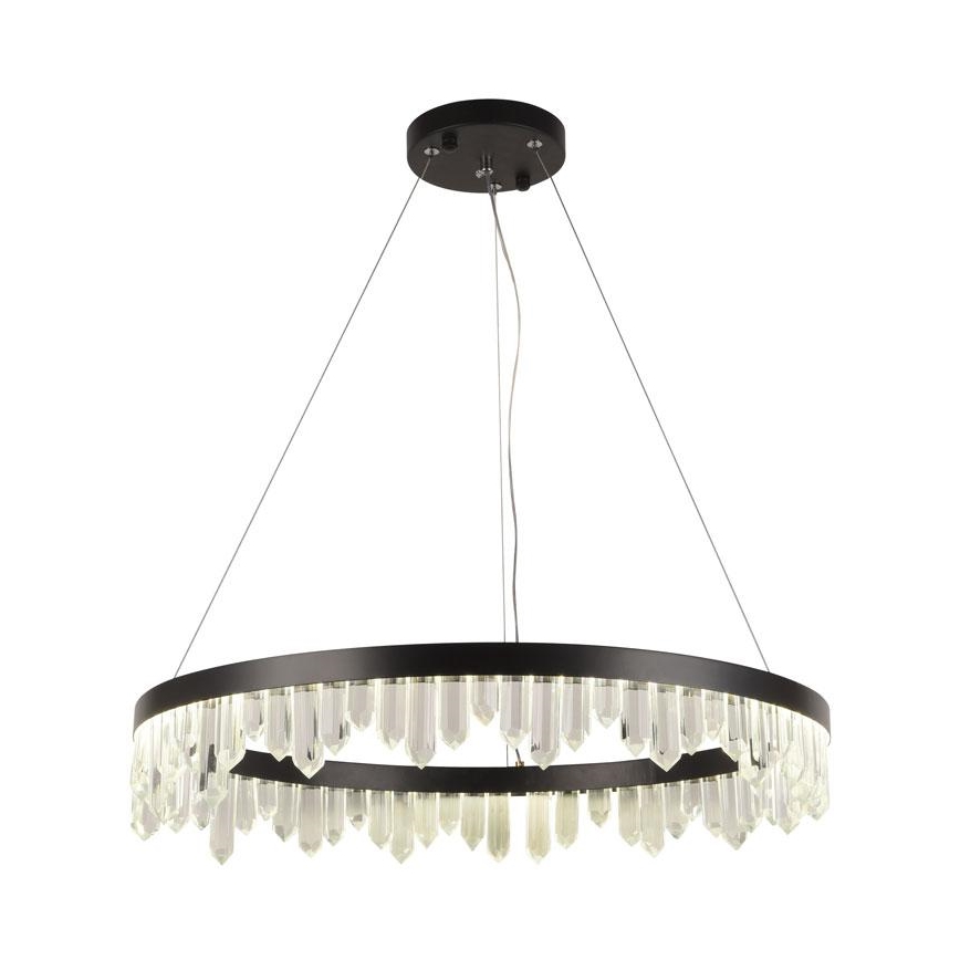 LED Ljusreglerad kristall ljuskrona på snöre LED/40W/230V 3000-6500K + fjärrkontroll