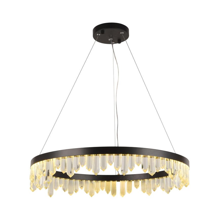 LED Ljusreglerad kristall ljuskrona på snöre LED/40W/230V 3000-6500K + fjärrkontroll