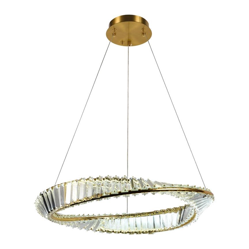 LED Ljusreglerad kristall ljuskrona på snöre LED/40W/230V 3000-6500K + fjärrkontroll